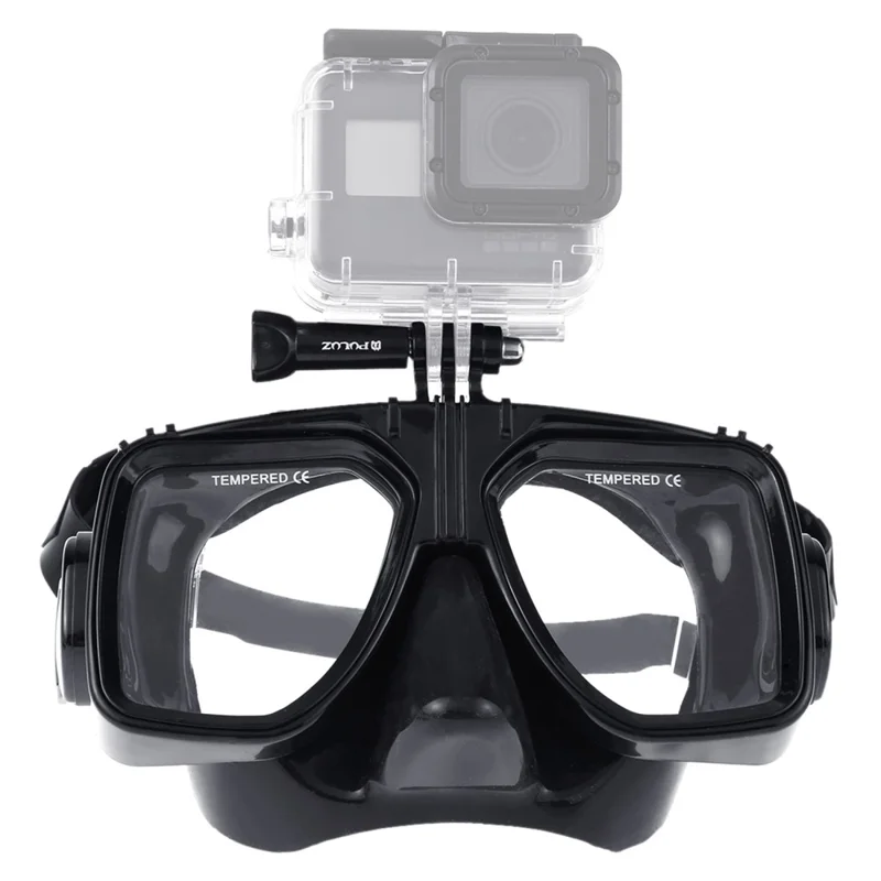 PULUZ PU401 Diving Goggles for GoPro Hero Series / Insta360 One R / DJI Osmo Action Camera Mount Anti Fog Glasses