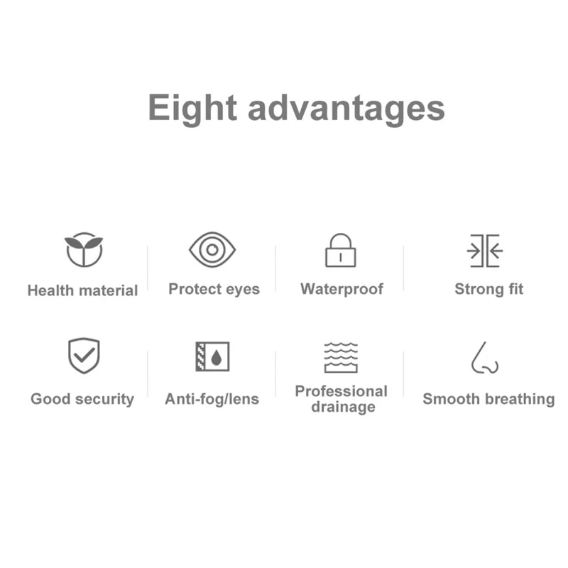 PULUZ PU401 Diving Goggles for GoPro Hero Series / Insta360 One R / DJI Osmo Action Camera Mount Anti Fog Glasses