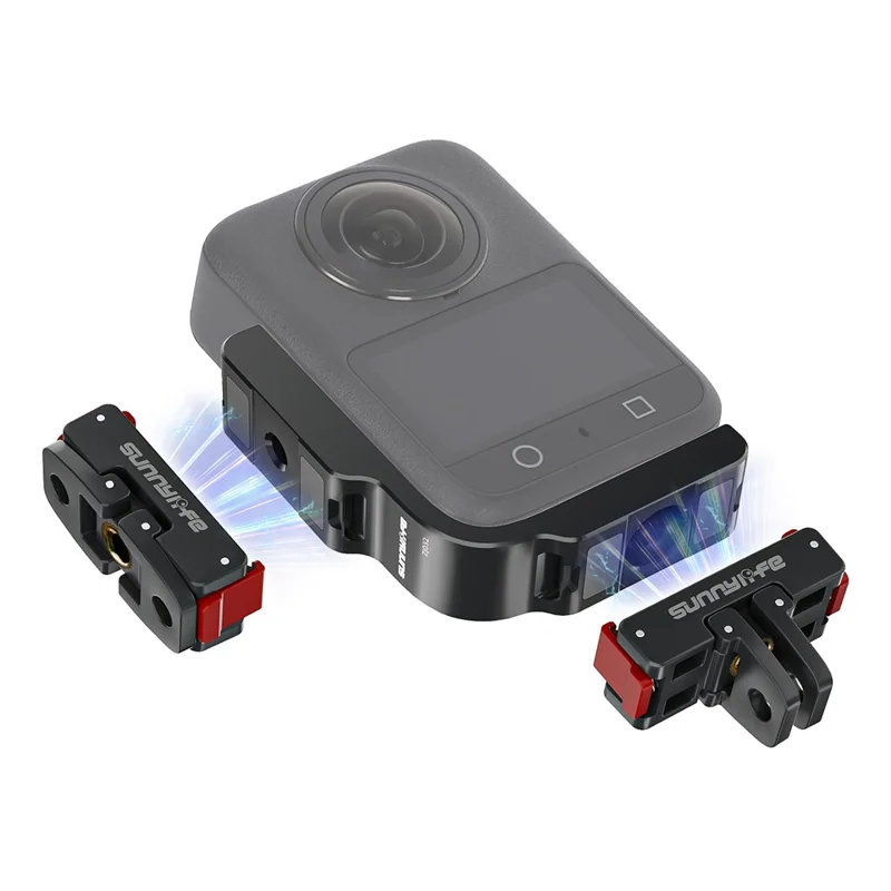 SUNNYLIFE OS-ZJ032 For DJI Osmo 360 Camera L-Type Vertical Horizontal Mount with Magnetic Expansion Adapter
