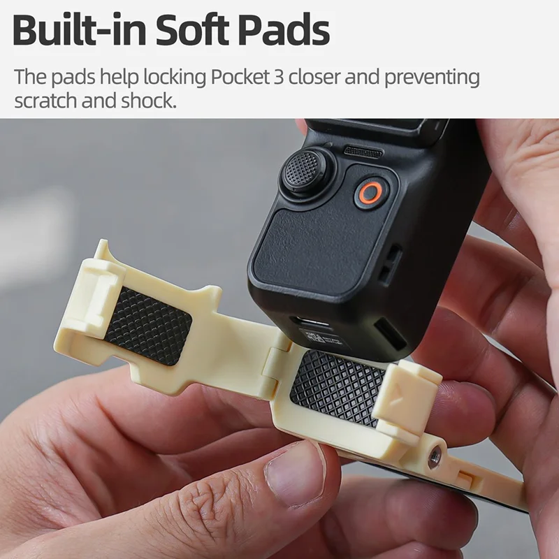 SUNNYLIFE 761V3 Pour DJI Osmo Pocket 3 Adaptateur de Montage Magnétique Multi-Interfaces - Rose