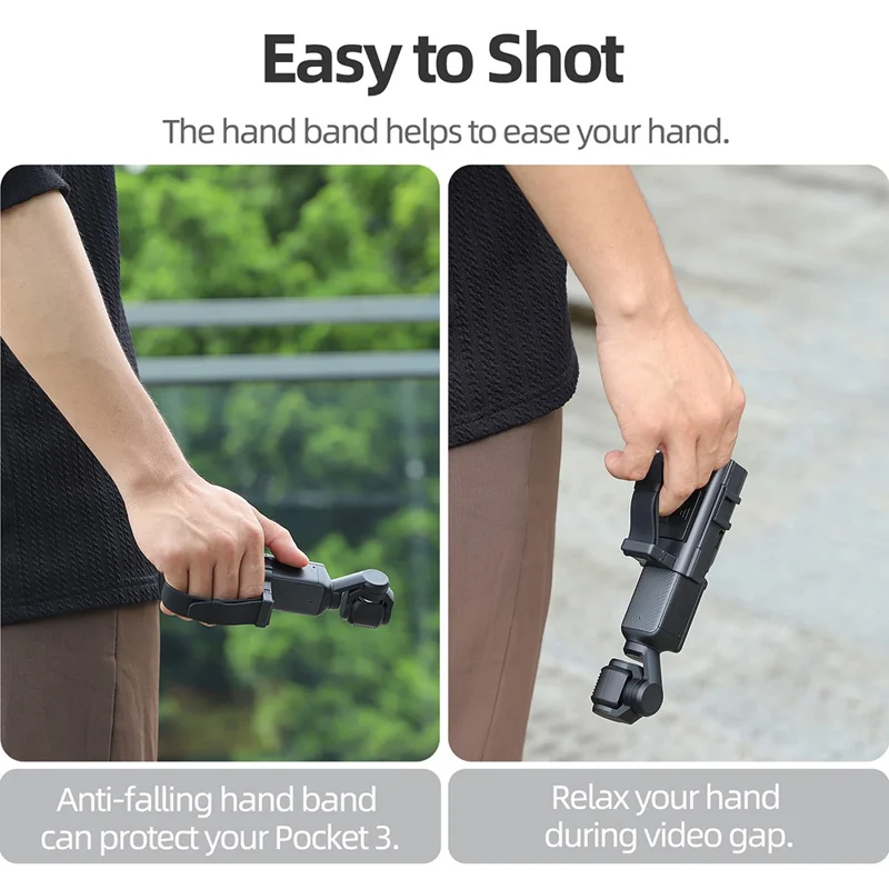 SUNNYLIFE OP3-MJ991 Suporte de Banda Manual Magnética para DJI Osmo Pocket 3 - Adaptador de Extensão para Teleprompter de Celular