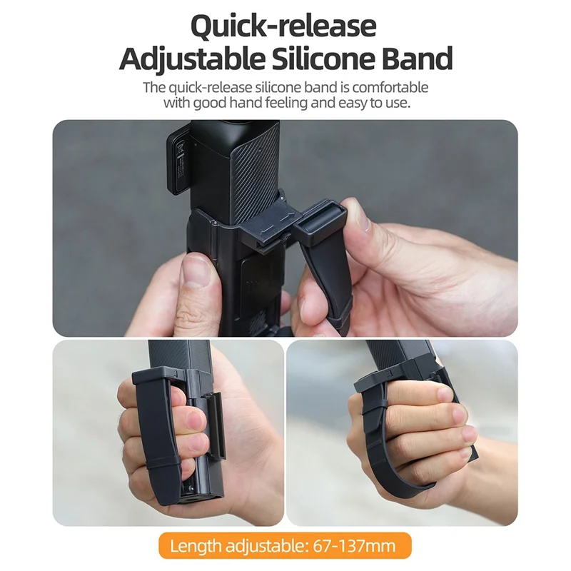 SUNNYLIFE OP3-MJ991 Suporte de Banda Manual Magnética para DJI Osmo Pocket 3 - Adaptador de Extensão para Teleprompter de Celular