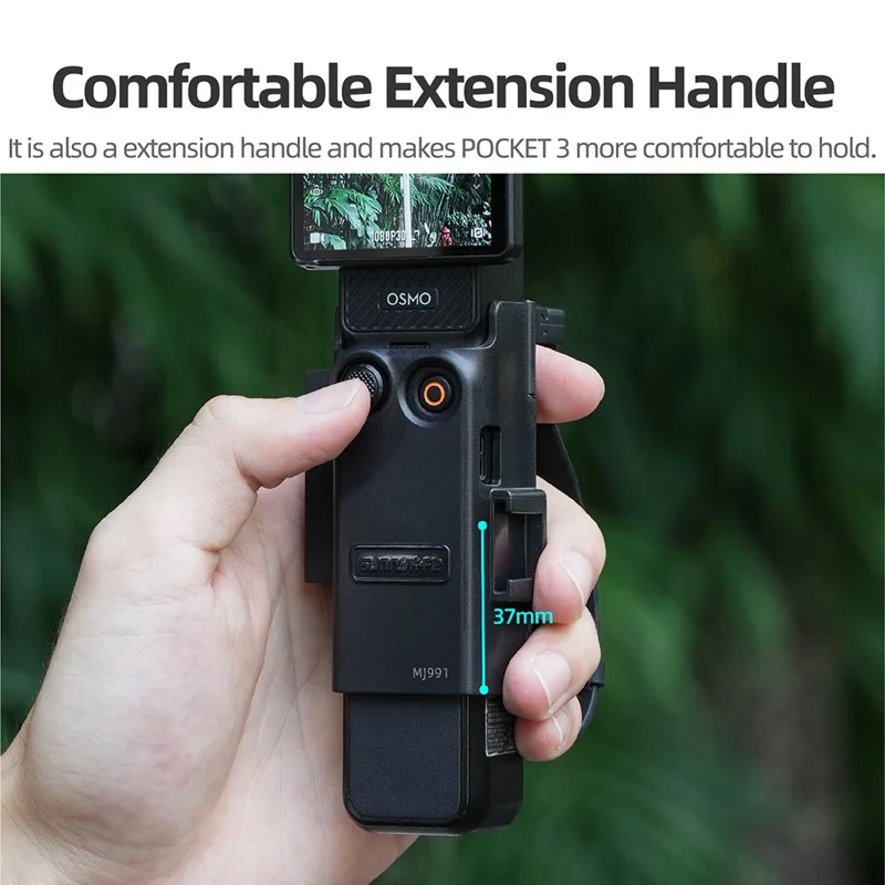 SUNNYLIFE OP3-MJ991 Suporte de Banda Manual Magnética para DJI Osmo Pocket 3 - Adaptador de Extensão para Teleprompter de Celular