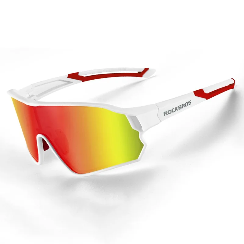ROCKBROS Sports Glasses for Cycling Running Shatterproof PC Lens Windproof Polarized Sunglasses - 10134WRD