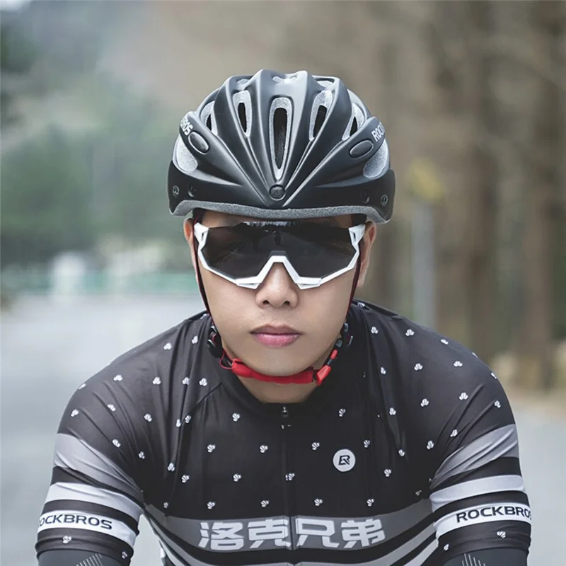 ROCKBROS Sports Glasses for Cycling Running Shatterproof PC Lens Windproof Polarized Sunglasses - 10134WRD