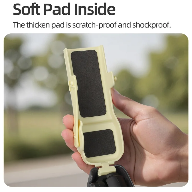 SUNNYLIFE OP3-K019 Étui de rangement magnétique pour filtre de caméra DJI Osmo Pocket 3 avec dragonne - Rose