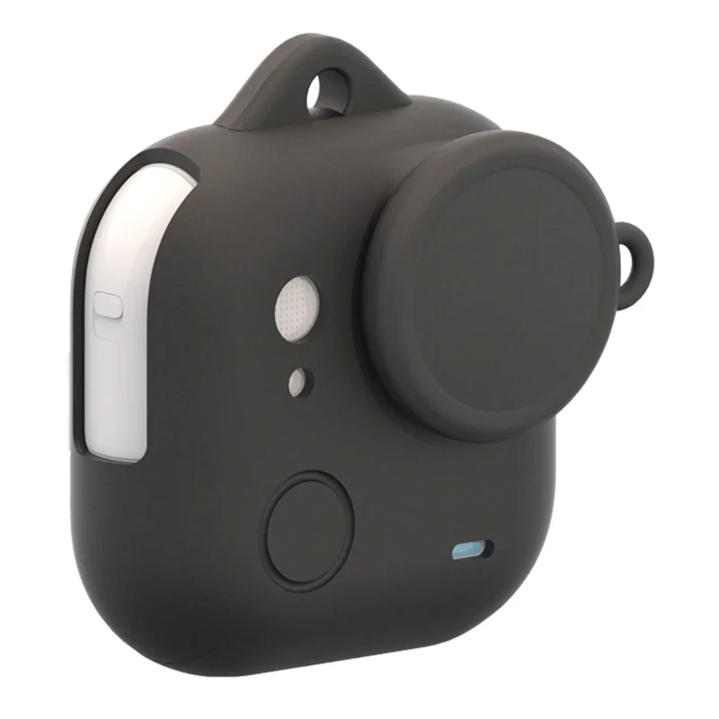 For Insta360 Go Ultra Action Camera Silicone Protective Case Shockproof Dustproof Anti Scratch Cover - Black