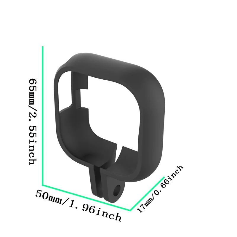 Caixa de Proteção Ultrarrápida para Câmera de Ação Insta360 Go com Estrutura de PC à Prova de Choques e Adaptador de 1/4"