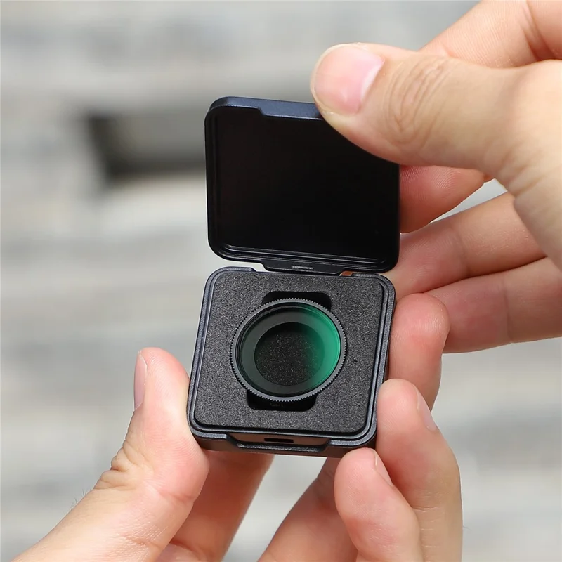 SUNNYLIFE GU-FI055 For Insta360 Go Ultra Camera Black Mist 1 / 4 Filter Metal Frame Optical Glass Lens Filter