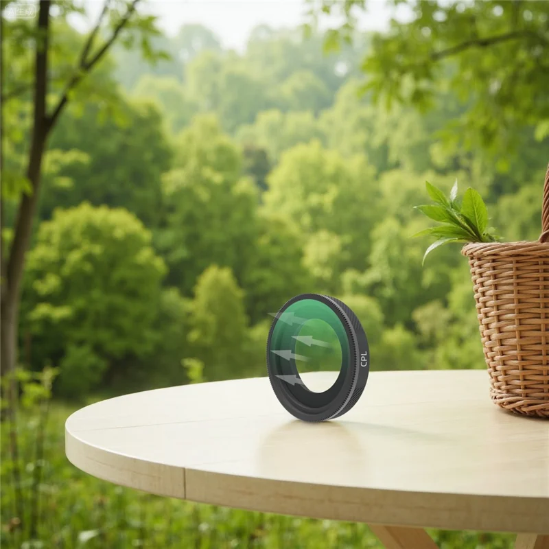 SUNNYLIFE GU-FI055 For Insta360 Go Ultra Camera Black Mist 1 / 4 Filter Metal Frame Optical Glass Lens Filter