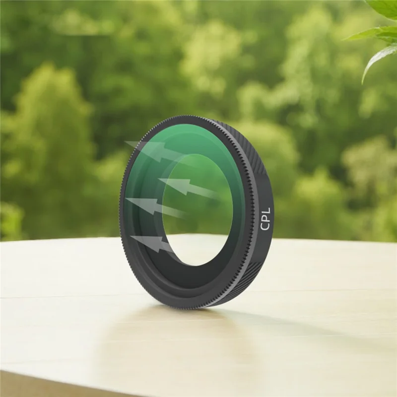 SUNNYLIFE GU-FI055 For Insta360 Go Ultra Camera Black Mist 1 / 4 Filter Metal Frame Optical Glass Lens Filter