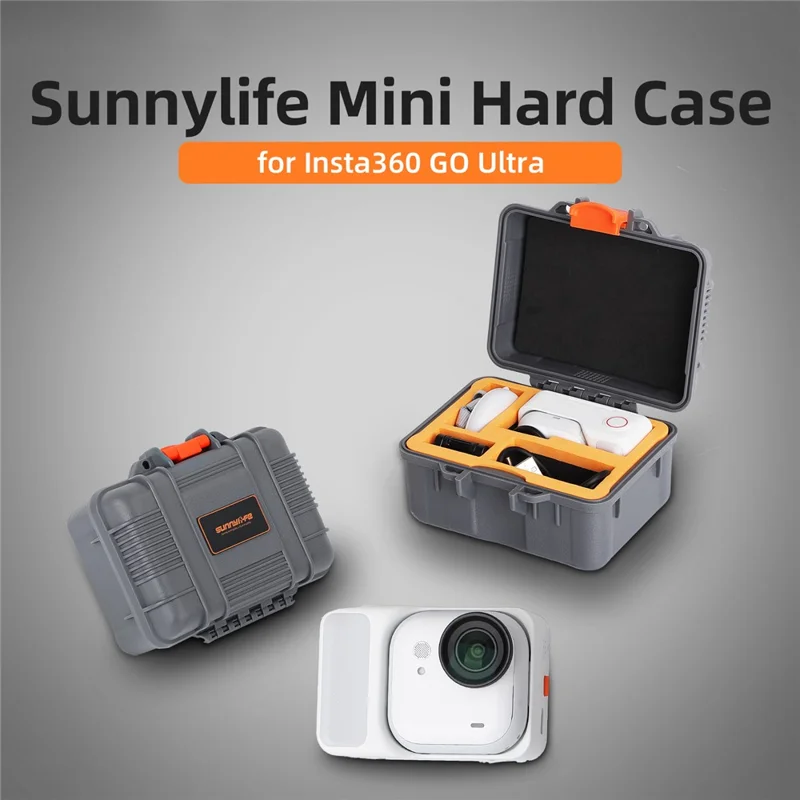 SUNNYLIFE AQX-23 For Insta360 Go Ultra Waterproof Mini Storage Case Shockproof Carrying Box