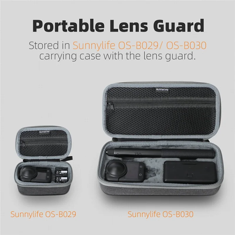SUNNYLIFE OS-G031 For DJI Osmo 360 Lens Protective Cover Camera Plastic Lens Guard