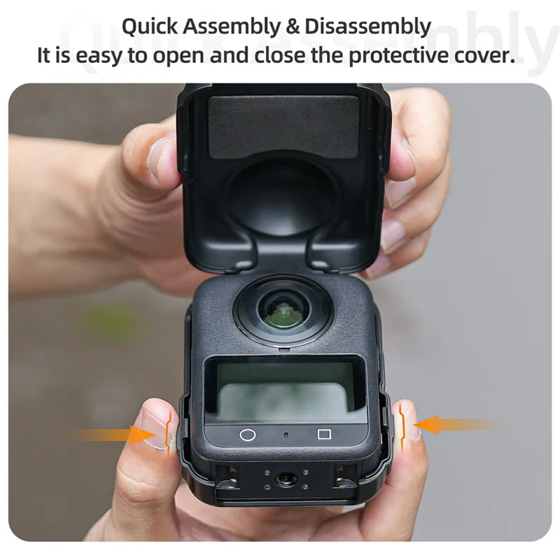 SUNNYLIFE OS-SN027 For DJI Osmo 360 Camera Storage Case Anti Scratch Dustproof Protective Box - Black