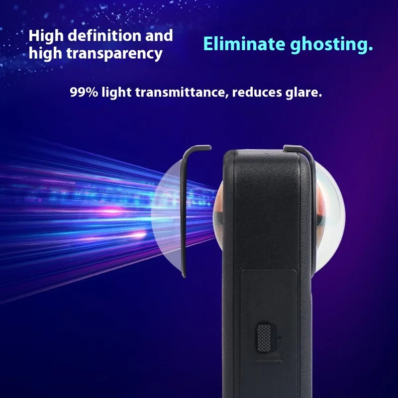 2PCS For DJI Osmo 360 Camera Lens Protector Optical Tempered Glass Scratch Resistant Lens Cover