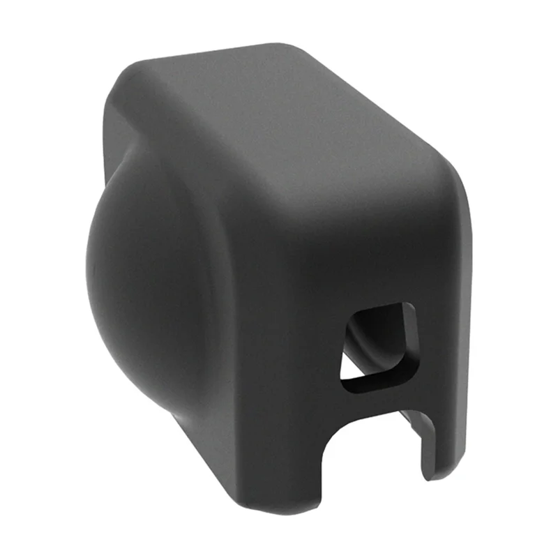 For DJI Osmo 360 Action Camera Lens Silicone Protective Case Anti Scratch Sleeve Cover Protector - Black