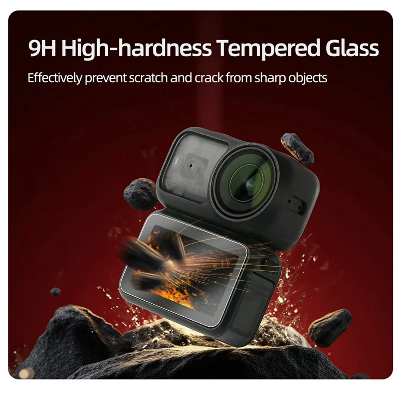 SUNNYLIFE ON-BHM081 HD Camera Screen Protector for DJI Osmo Nano Tempered Glass Film 9H Hardness Anti Scratch