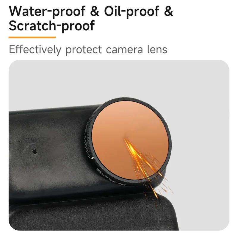 SUNNYLIFE ON-FI073 dla DJI Osmo Nano Filtr ND/PL z aluminiową ramką i szkłem optycznym Filtr dla drona - ND8/PL