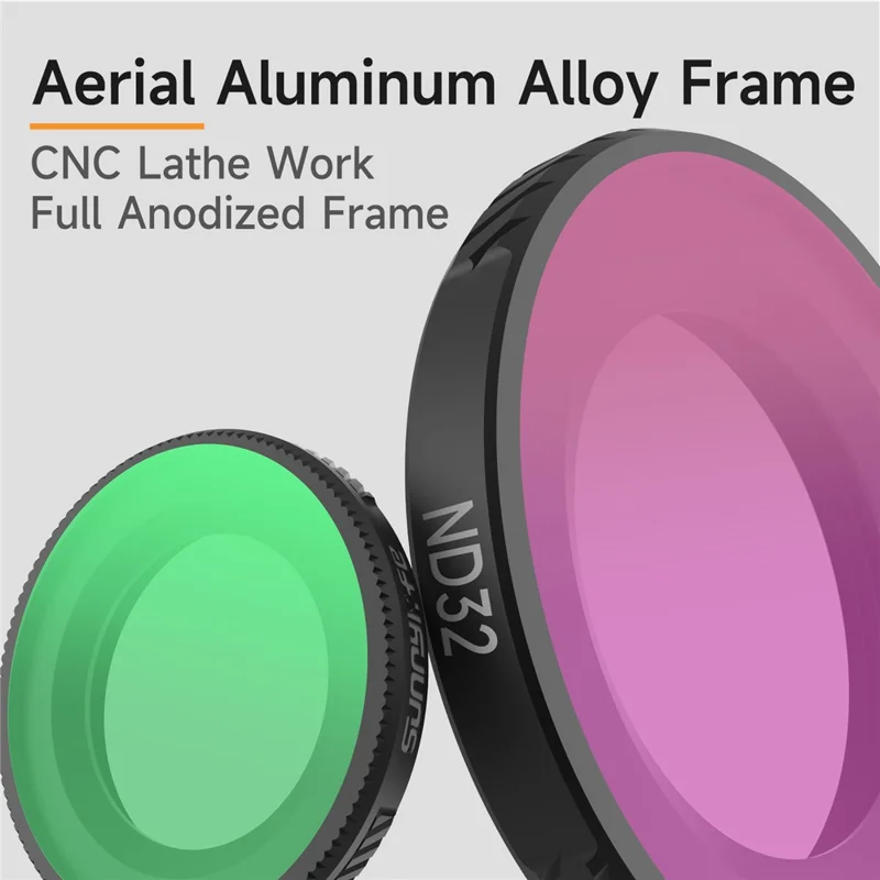 SUNNYLIFE ON-FI081 6Pcs / Set For DJI Osmo Nano 1 / 4 Black Mist + CPL + ND8 + ND16 + ND32 + ND64 Filter Optical Glass Lens Drone Filters