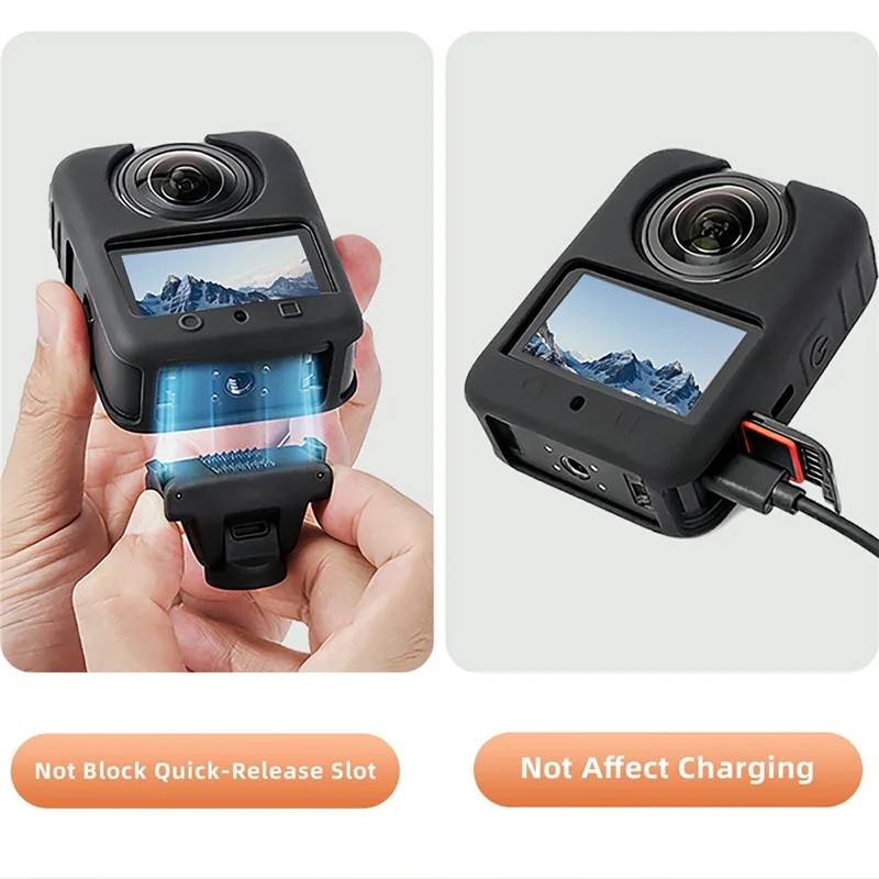 SUNNYLIFE OS-BHT036 For DJI Osmo 360 Silicone Case Action Camera Protective Cover