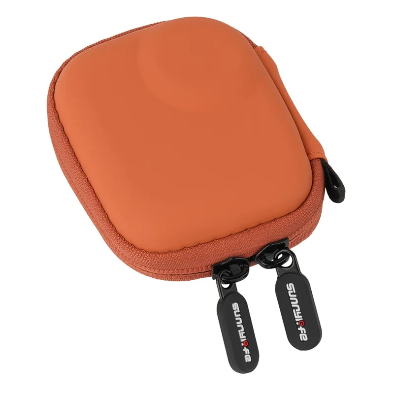 SUNNYLIFE ON-B0101 حقيبة كاميرا DJI Osmo Nano من الجلد المقاوم للصدمات مصنوعة من مادة EVA مع مشبك علوي - برتقالي