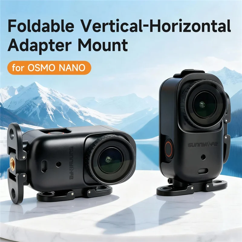 SUNNYLIFE ON-BK065 Защитная рамка для DJI Osmo Nano, горизонтальный/вертикальный адаптер для крепления камеры