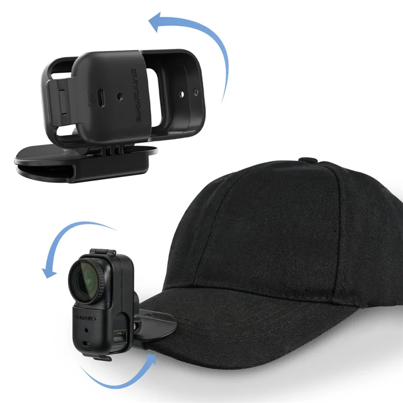 SUNNYLIFE ON-J064 Uchwyt przystosowany do DJI Osmo Nano, mocowanie na kapeluszu, adapter do kamery z możliwością obrotu o 360°