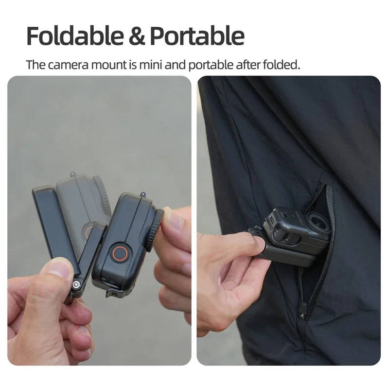 SUNNYLIFE ON-DZ063 لجهاز DJI Osmo Nano حامل كاميرا مغناطيسي قابل للطي ويدور 360 درجة