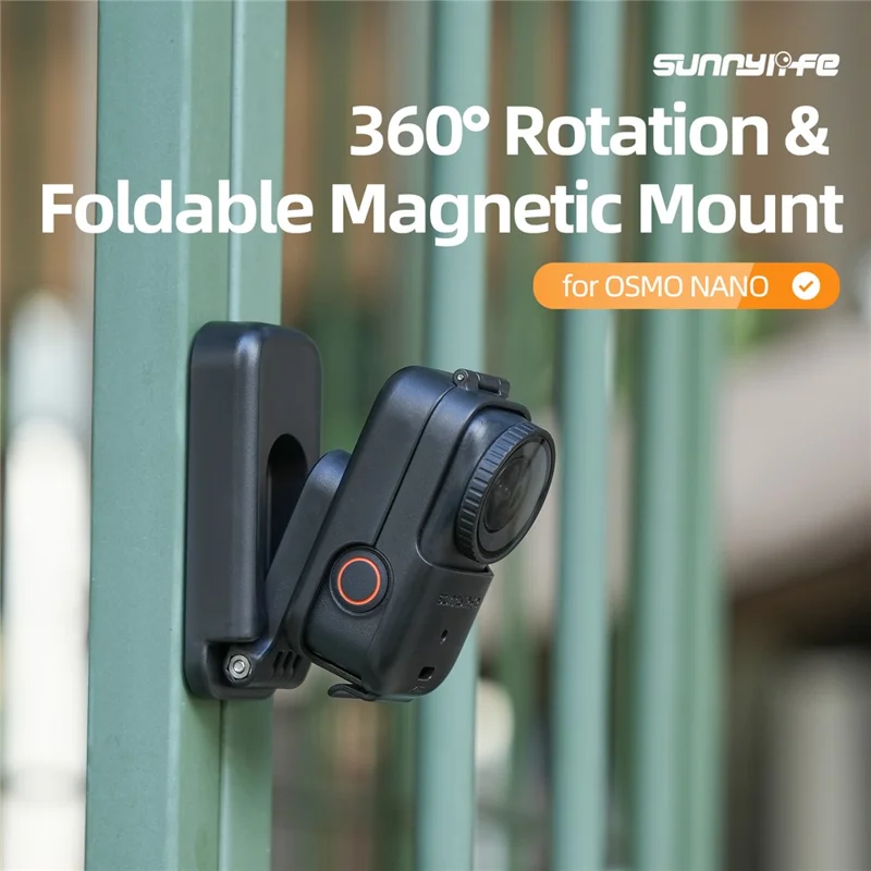 SUNNYLIFE ON-DZ063 لجهاز DJI Osmo Nano حامل كاميرا مغناطيسي قابل للطي ويدور 360 درجة