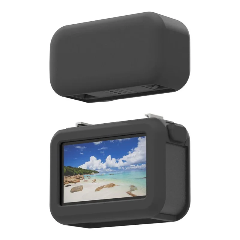 DJI Osmo Nano Silikonhülle Aktion Kamera Schutzhülle Staubschutz mit Linsenschutz - Schwarz