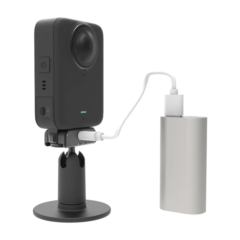 Magnetisk adapter til quick-release med Type-C opladning til DJI Osmo 360 / Action 5 / 4 / 3-kamera