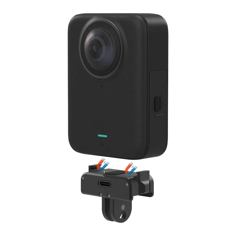 Magnetisk adapter til quick-release med Type-C opladning til DJI Osmo 360 / Action 5 / 4 / 3-kamera