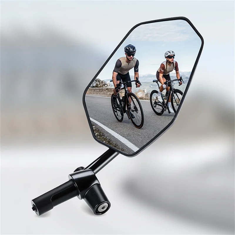 WEST BIKING 0720051B0002 Specchio retrovisore sinistro per bicicletta 360° regolabile - Nero