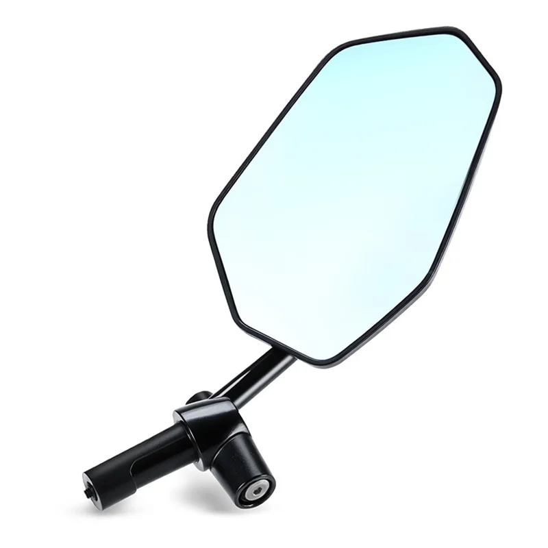 WEST BIKING 0720051B0001 Bicycle Left Rearview Mirror 360° Adjustable Rearview Mirror Carbon Fiber Back Plate for Bike - Black