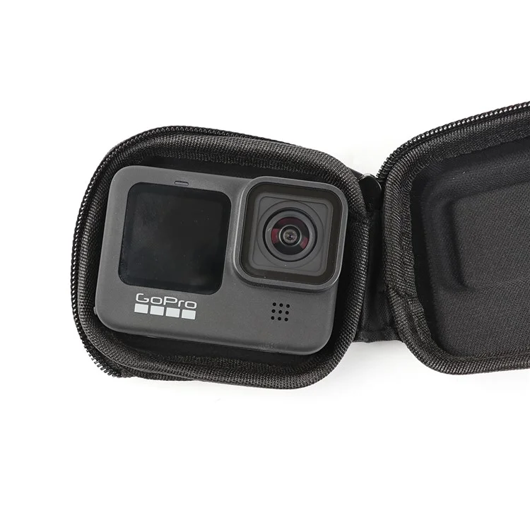 TELESIN AT1105 Half-open Zipper Storage Box Mini EVA Action Camera Container for GoPro Hero9 Black Camera Accessories