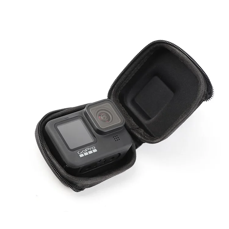 TELESIN AT1105 Half-open Zipper Storage Box Mini EVA Action Camera Container for GoPro Hero9 Black Camera Accessories