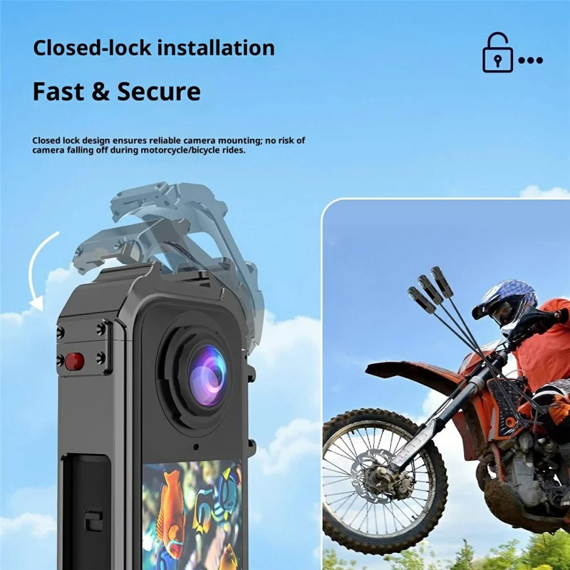 Insta360 X4 Air Kamera Metallkäfig Schnellverschluss Magnetischer Schutzrahmen