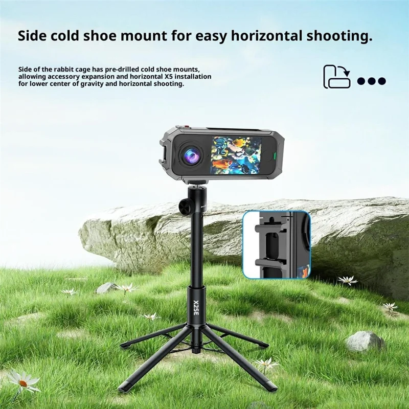 Insta360 X4 Air Kamera Metallkäfig Schnellverschluss Magnetischer Schutzrahmen