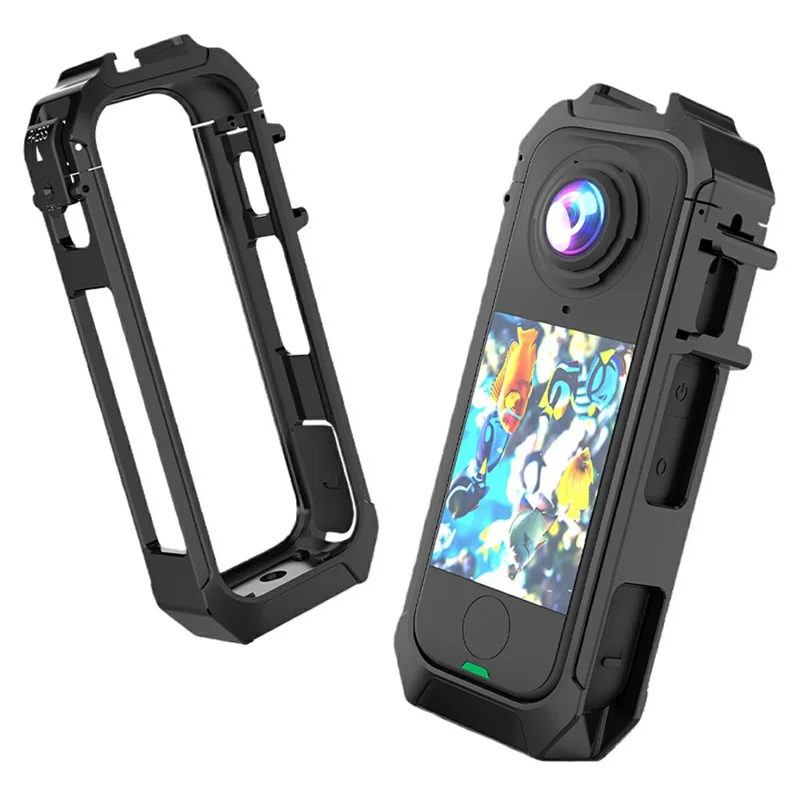 Insta360 X4 Air Kamera Käfig Schnellverschluss Magnetische Basis Kunststoff Schutzrahmen