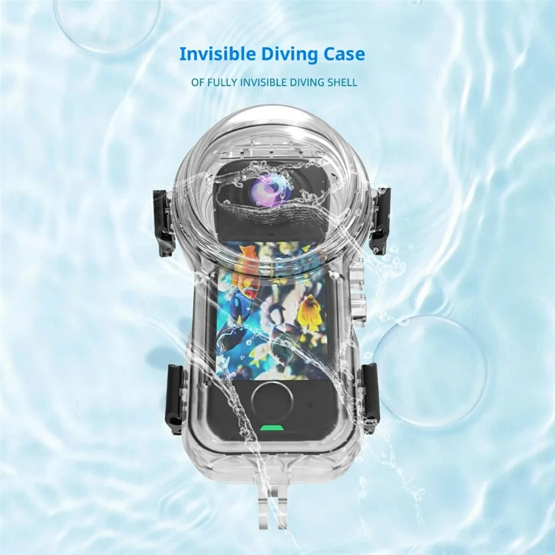 For Insta360 X4 Air 50m Waterproof Camera Case Invisible Underwater PC Housing Cover