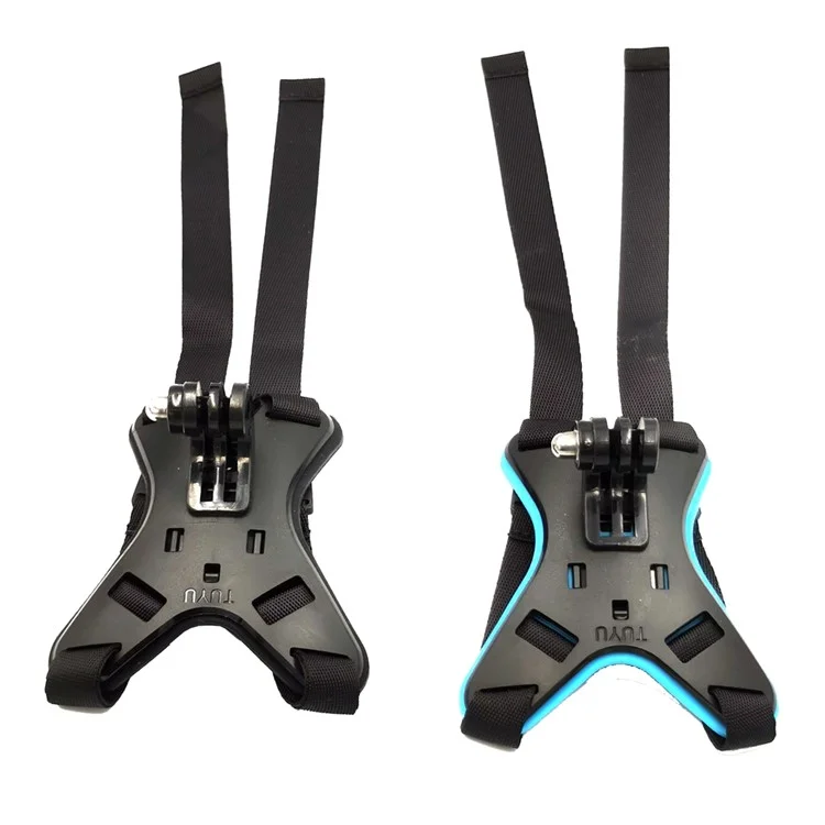 Motocicleta Capacete Chin Stand Mount Suport Para GoPro Hero9 Black At1108 - Preto