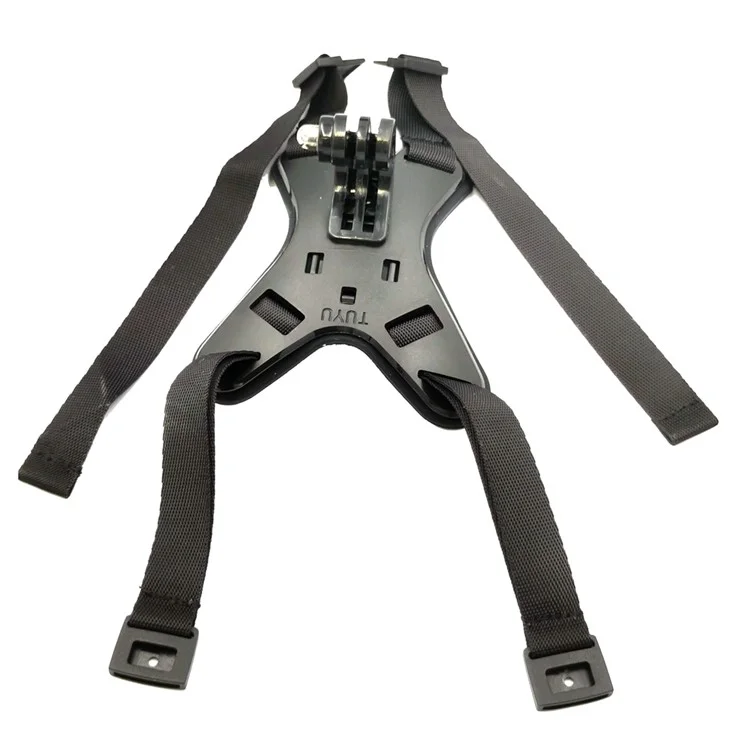 Motocicleta Capacete Chin Stand Mount Suport Para GoPro Hero9 Black At1108 - Preto