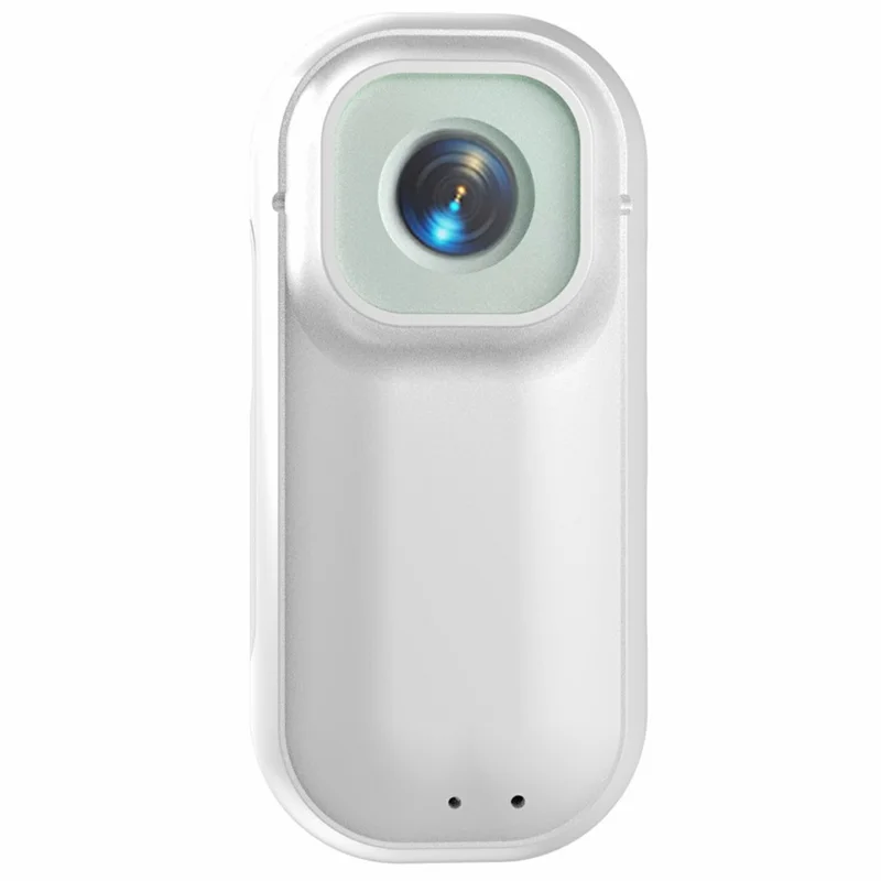 كاميرا A300 الصغيرة بدقة 1080 بكسل مع مستشعر 4K واتصال واي فاي ومشبك مغناطيسي - أبيض