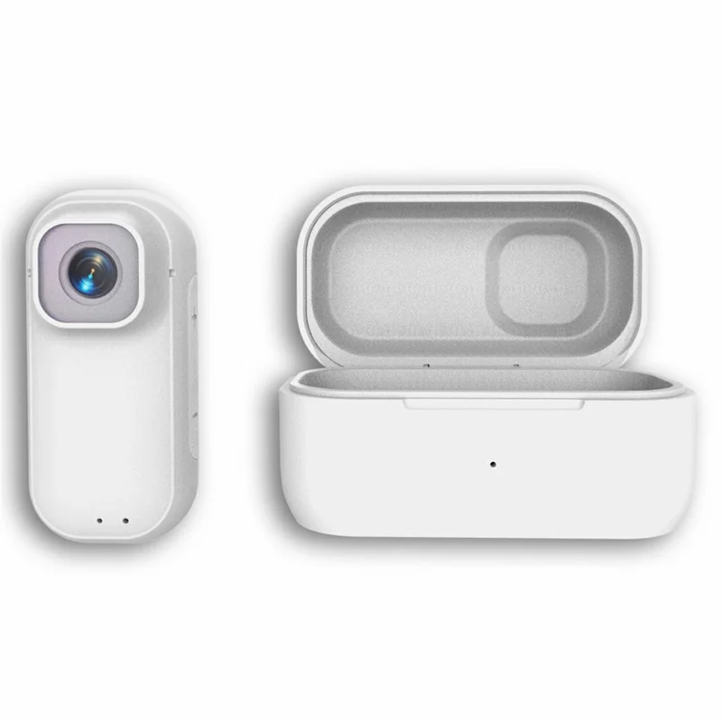 كاميرا A300 الصغيرة بدقة 1080 بكسل مع مستشعر 4K واتصال واي فاي ومشبك مغناطيسي - أبيض