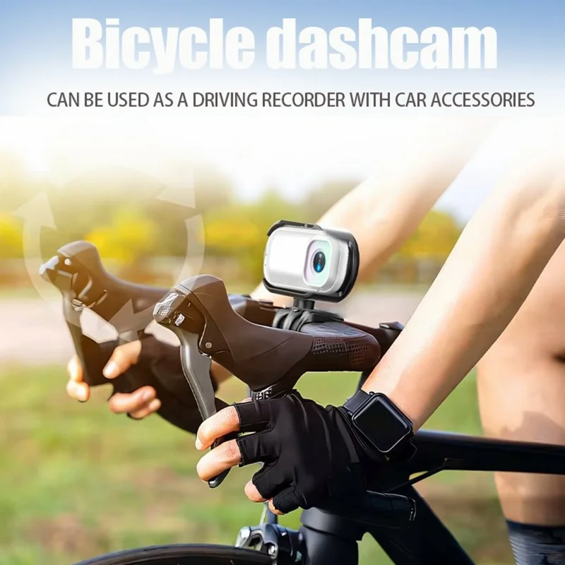 كاميرا A300 الصغيرة بدقة 1080 بكسل مع مستشعر 4K واتصال واي فاي ومشبك مغناطيسي - أبيض