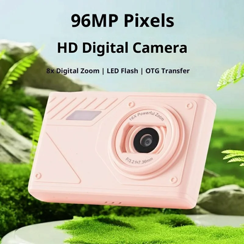 Z007 96MP 1080P CCD Retro Digital Camera with IPS Eye - Care Screen HD Dual Lens Compact Camera