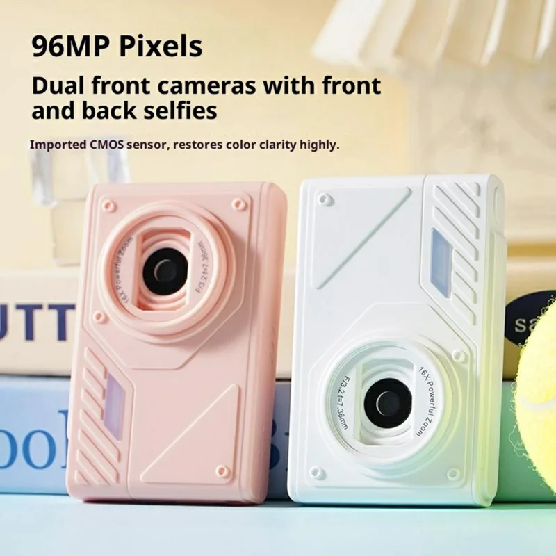 Z007 96MP 1080P CCD Retro Digital Camera with IPS Eye - Care Screen HD Dual Lens Compact Camera