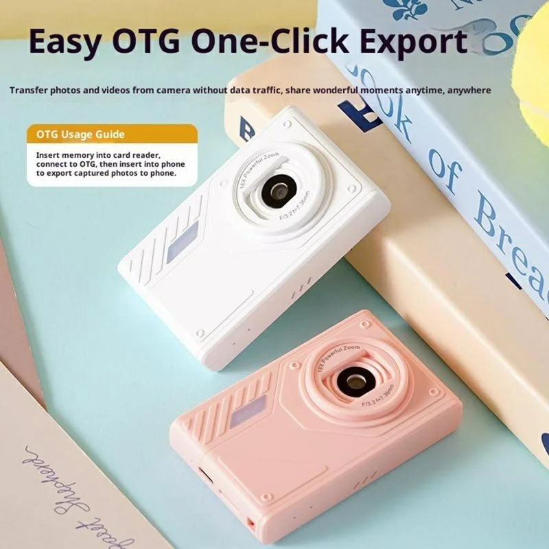 Z007 96MP 1080P CCD Retro Digital Camera with IPS Eye - Care Screen HD Dual Lens Compact Camera