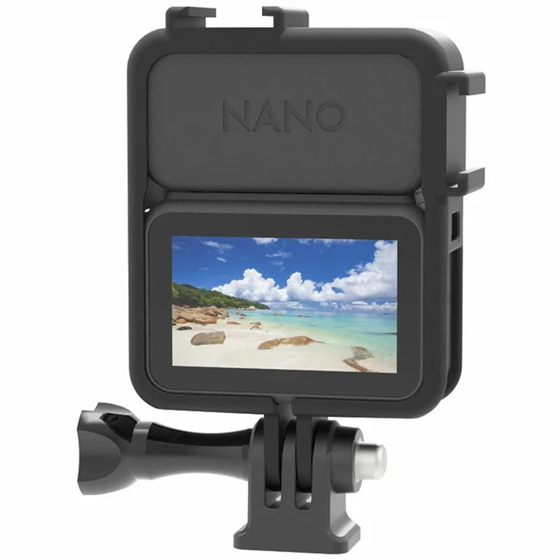 Защитный чехол для DJI Osmo Nano с пластиковой рамкой для экшн-камеры с адаптером крепления 1/4