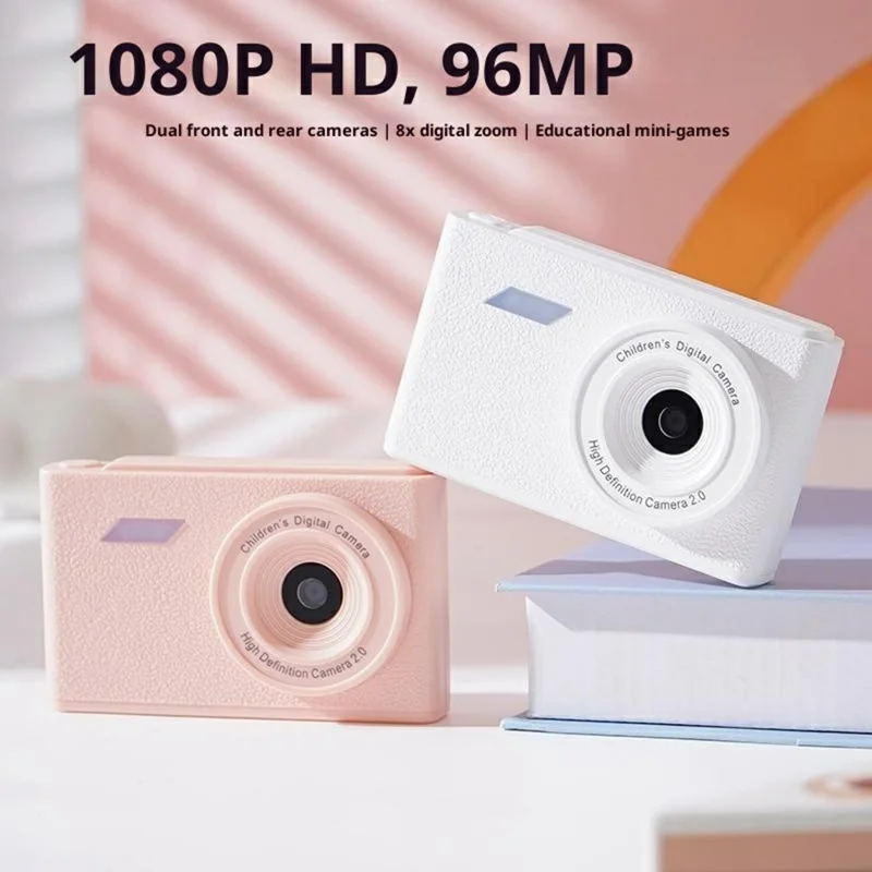 Z008 96MP 1080P CCD Retro Digitale Camera 8X Digitaal Zoom Mini Camera AF Autofocus - Wit